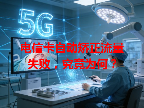 电信卡自动矫正流量失败，究竟为何？