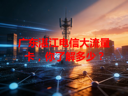广东湛江电信大流量卡，你了解多少？