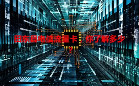 田东县电信流量卡，你了解多少？