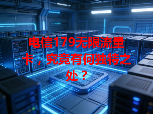 电信179无限流量卡，究竟有何独特之处？
