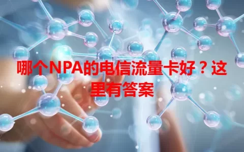哪个NPA的电信流量卡好？这里有答案