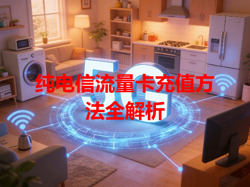 纯电信流量卡充值方法全解析