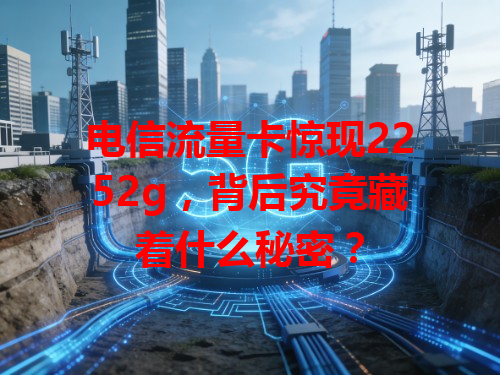 电信流量卡惊现2252g，背后究竟藏着什么秘密？
