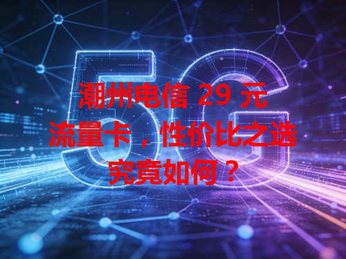 潮州电信 29 元流量卡，性价比之选究竟如何？