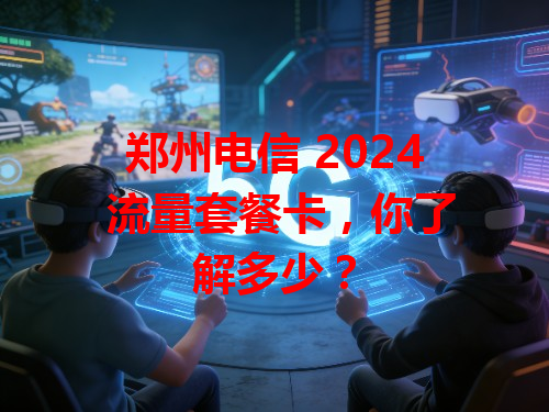 郑州电信 2024 流量套餐卡，你了解多少？