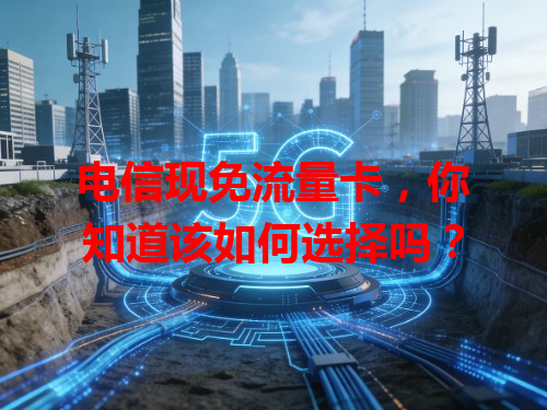 电信现免流量卡，你知道该如何选择吗？