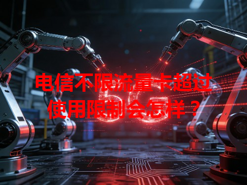 电信不限流量卡超过使用限制会怎样？