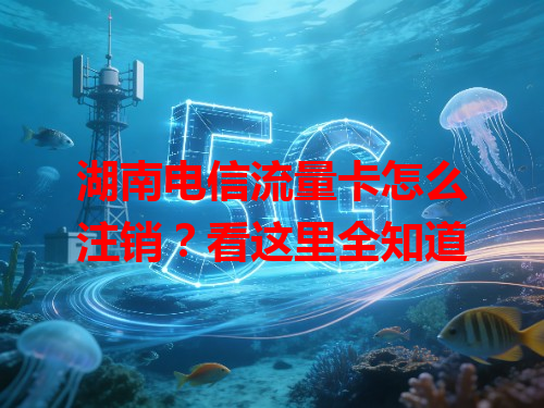 湖南电信流量卡怎么注销？看这里全知道