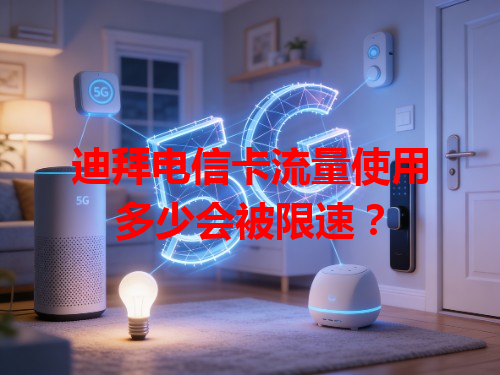 迪拜电信卡流量使用多少会被限速？