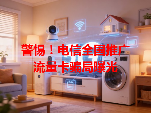 警惕！电信全国推广流量卡骗局曝光