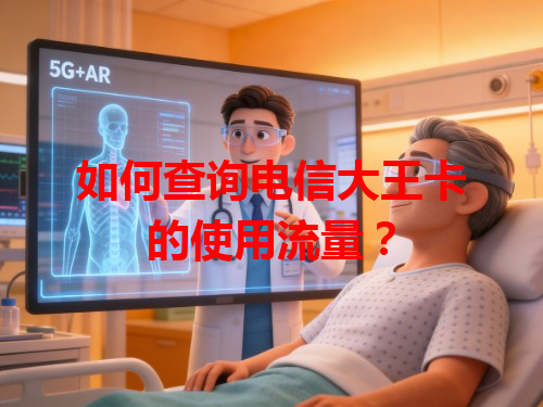 如何查询电信大王卡的使用流量？