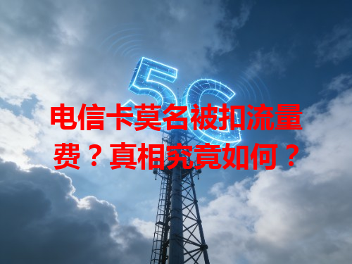 电信卡莫名被扣流量费？真相究竟如何？