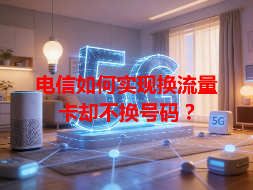 电信如何实现换流量卡却不换号码？