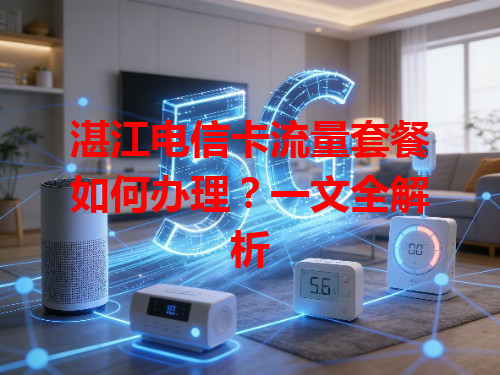 湛江电信卡流量套餐如何办理？一文全解析