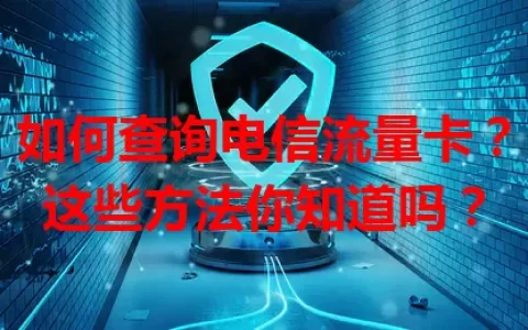 如何查询电信流量卡？这些方法你知道吗？