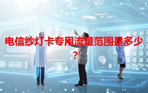 电信纱灯卡专用流量范围是多少？