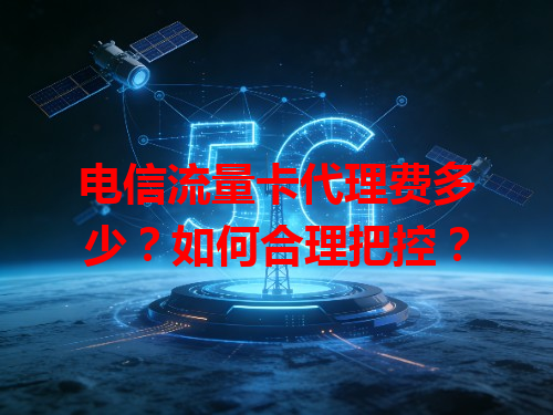 电信流量卡代理费多少？如何合理把控？