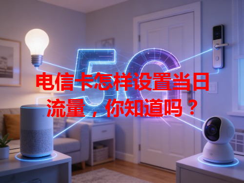 电信卡怎样设置当日流量，你知道吗？