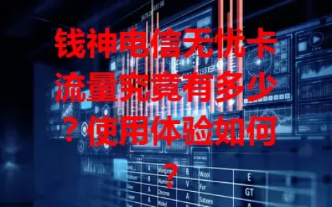 钱神电信无忧卡流量究竟有多少？使用体验如何？