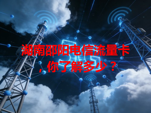 湖南邵阳电信流量卡，你了解多少？