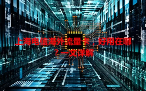 上海电信海外流量卡，好用在哪？一文详解