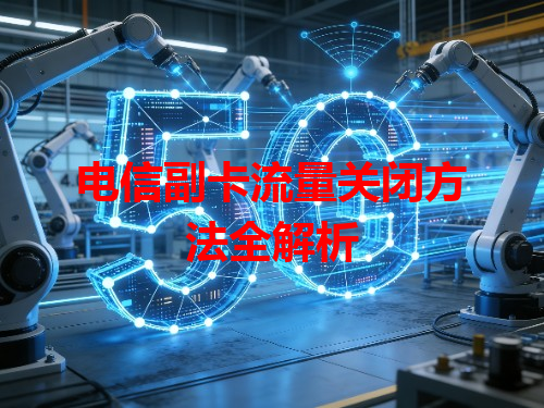 电信副卡流量关闭方法全解析