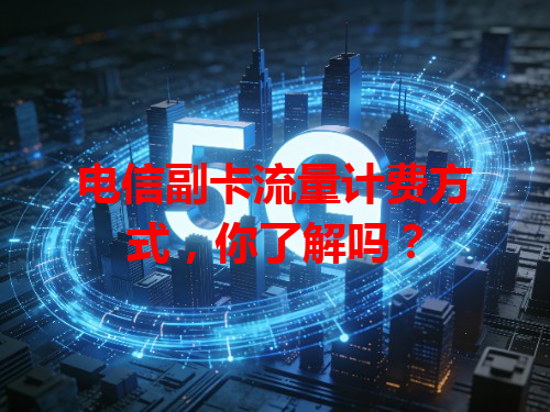 电信副卡流量计费方式，你了解吗？