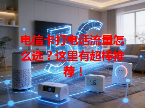 电信卡打电话流量怎么选？这里有超棒推荐！
