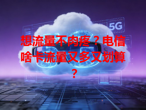 想流量不肉疼？电信啥卡流量又多又划算？