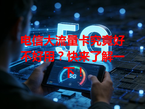 电信大流量卡究竟好不好用？快来了解一下！