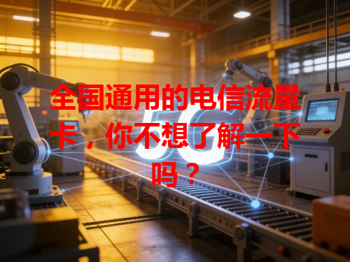 全国通用的电信流量卡，你不想了解一下吗？