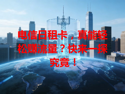 电信日租卡，真能轻松赚流量？快来一探究竟！
