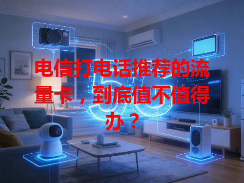 电信打电话推荐的流量卡，到底值不值得办？