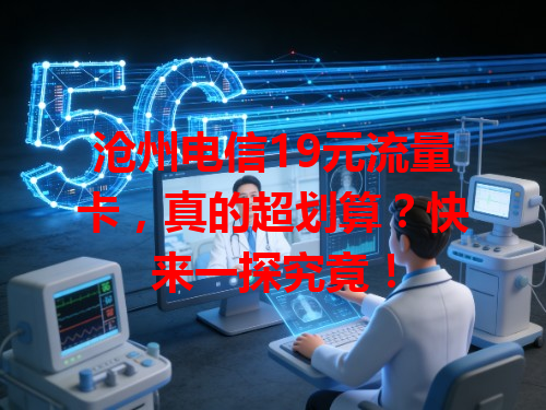 沧州电信19元流量卡，真的超划算？快来一探究竟！