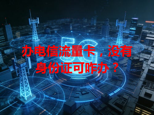 办电信流量卡，没有身份证可咋办？