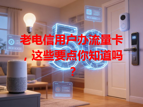 老电信用户办流量卡，这些要点你知道吗？