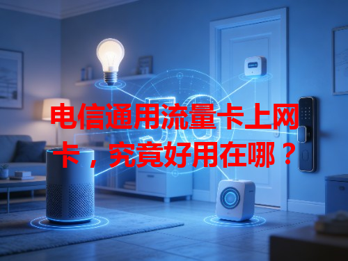 电信通用流量卡上网卡，究竟好用在哪？