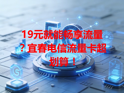 19元就能畅享流量？宜春电信流量卡超划算！