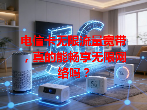 电信卡无限流量宽带，真的能畅享无限网络吗？