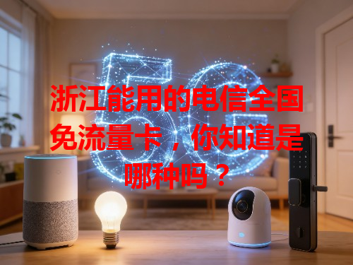 浙江能用的电信全国免流量卡，你知道是哪种吗？
