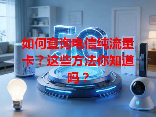 如何查询电信纯流量卡？这些方法你知道吗？
