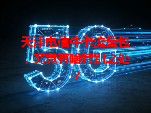 天津电信牛卡流量包，究竟有啥特别之处？