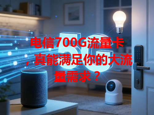 电信700G流量卡，真能满足你的大流量需求？