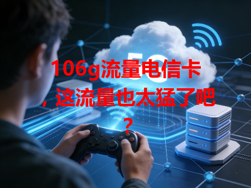 106g流量电信卡，这流量也太猛了吧？