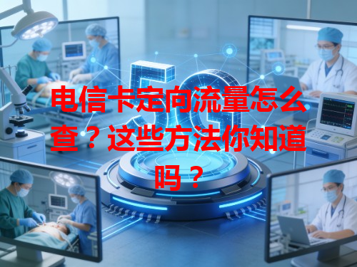 电信卡定向流量怎么查？这些方法你知道吗？