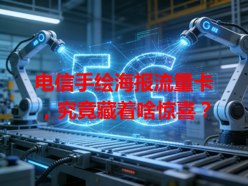 电信手绘海报流量卡，究竟藏着啥惊喜？