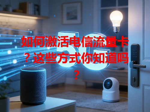 如何激活电信流量卡？这些方式你知道吗？