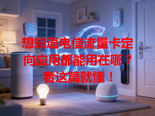 想知道电信流量卡定向应用都能用在哪？看这篇就懂！