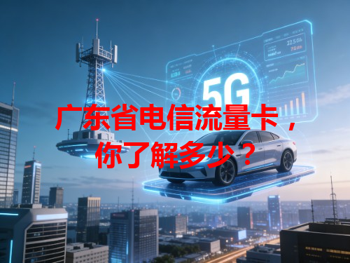 广东省电信流量卡，你了解多少？