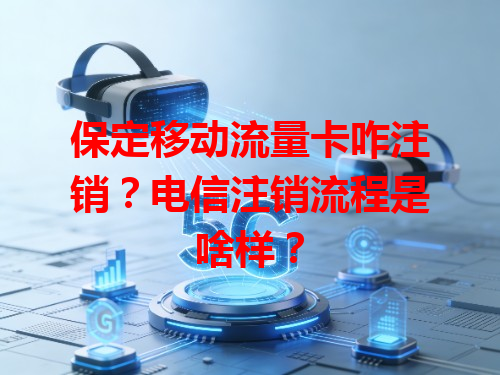 保定移动流量卡咋注销？电信注销流程是啥样？